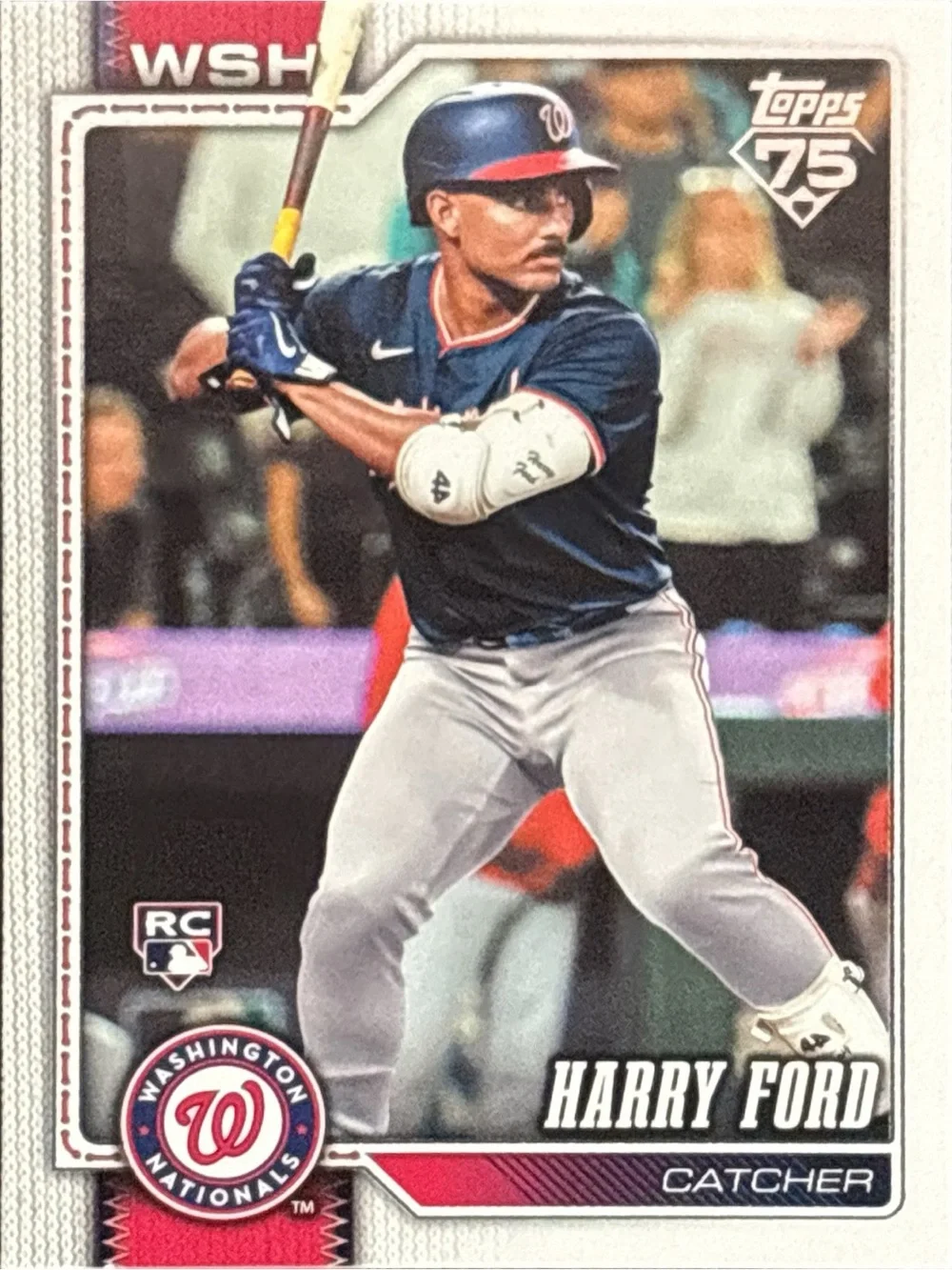 Topps Washington Nationals Harry Ford Rookie Baseball Card